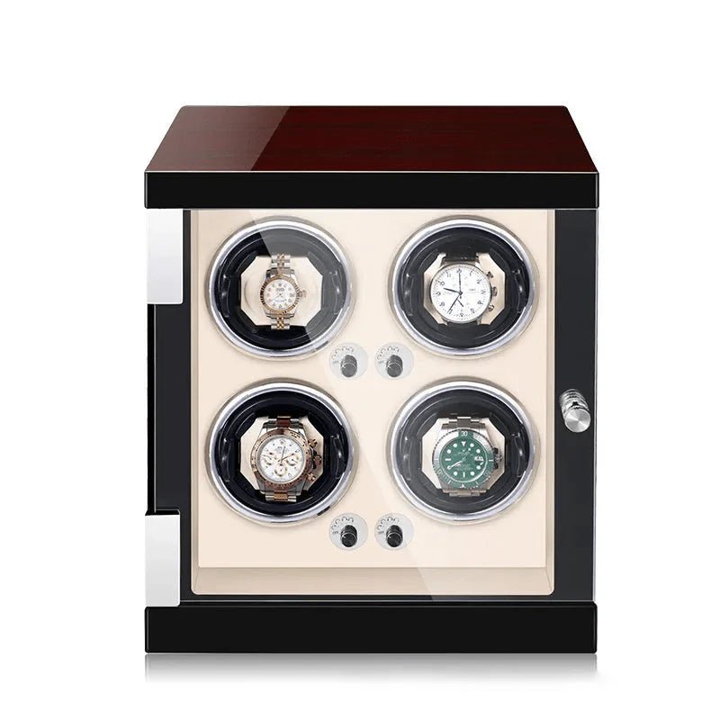 WATCHMATIC Bruno Luxury Watch Winder - 6 Slots 14:193Dark Brown-6;5:201452367Vertical type D - WatchMatic